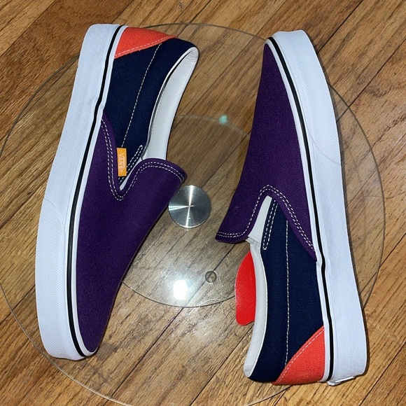 •VANS•NWT VOLIET/INDIGO MIX & MATCH OLD SKOOL SLIP ON SNEAKERS 9.5/W (UNISEX) main image 3